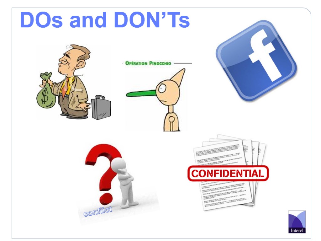 DOs and DON’Ts conflict